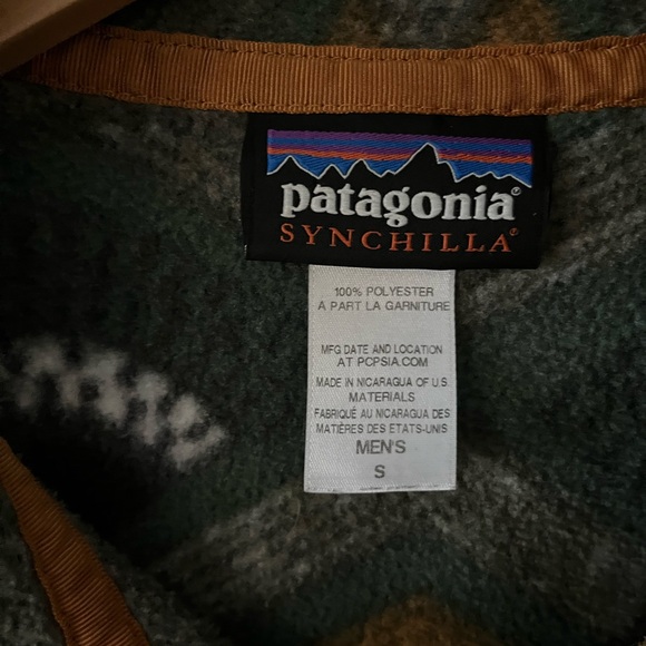 SOLD Patagonia Men’s Synchilla Small - Picture 4 of 11